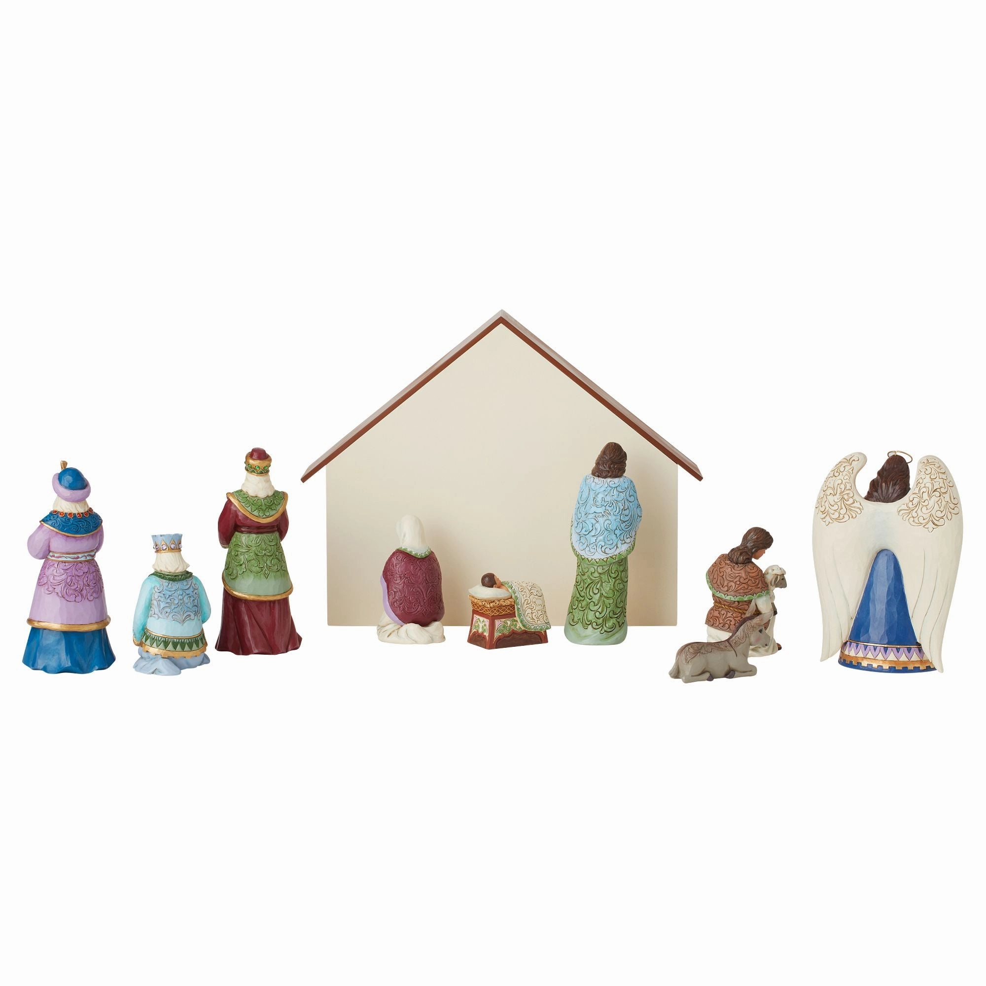 10 PC Nativity Set Figurines