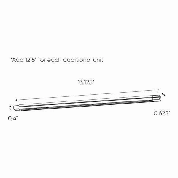 12V high power swivel LED linear