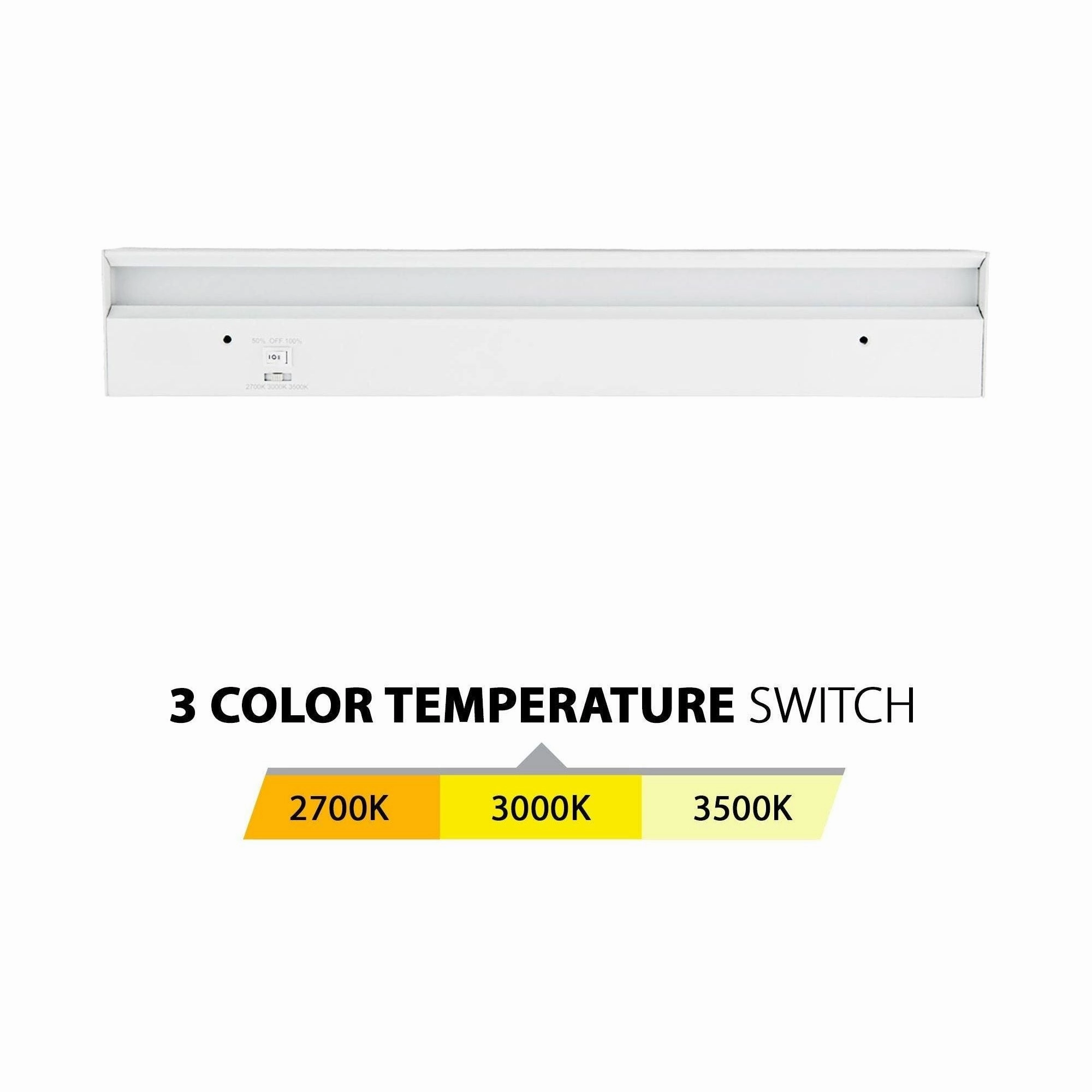 18" LED Light Bar 3-CCT with Rocker Switch
