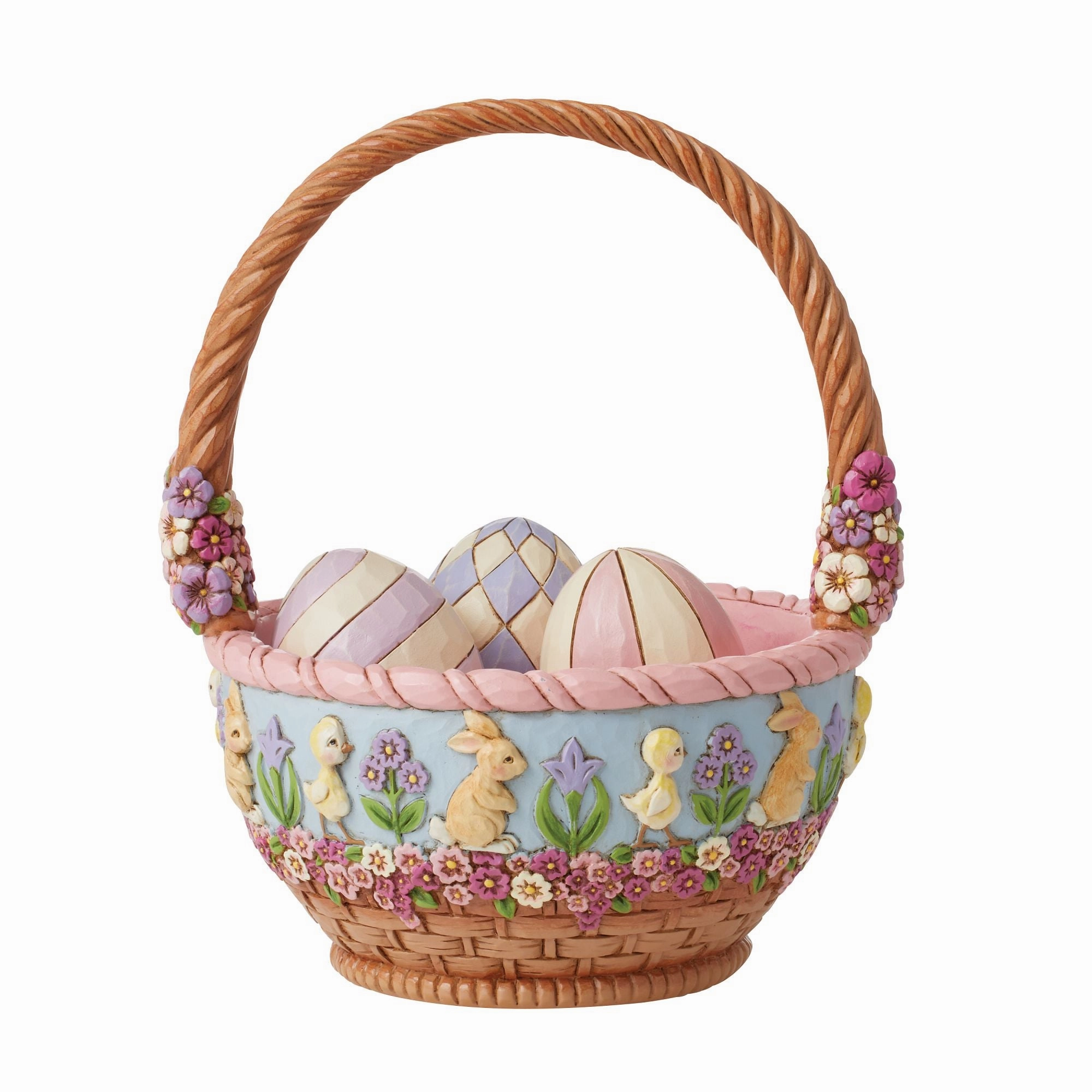 19th Annual Easter Basket w/Eg figurines,decorative figurines,home accents