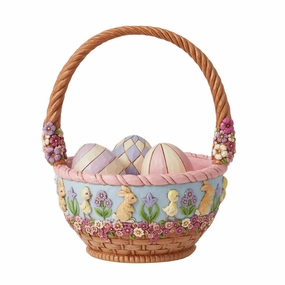 19th Annual Easter Basket w/Eg figurines,decorative figurines,home accents
