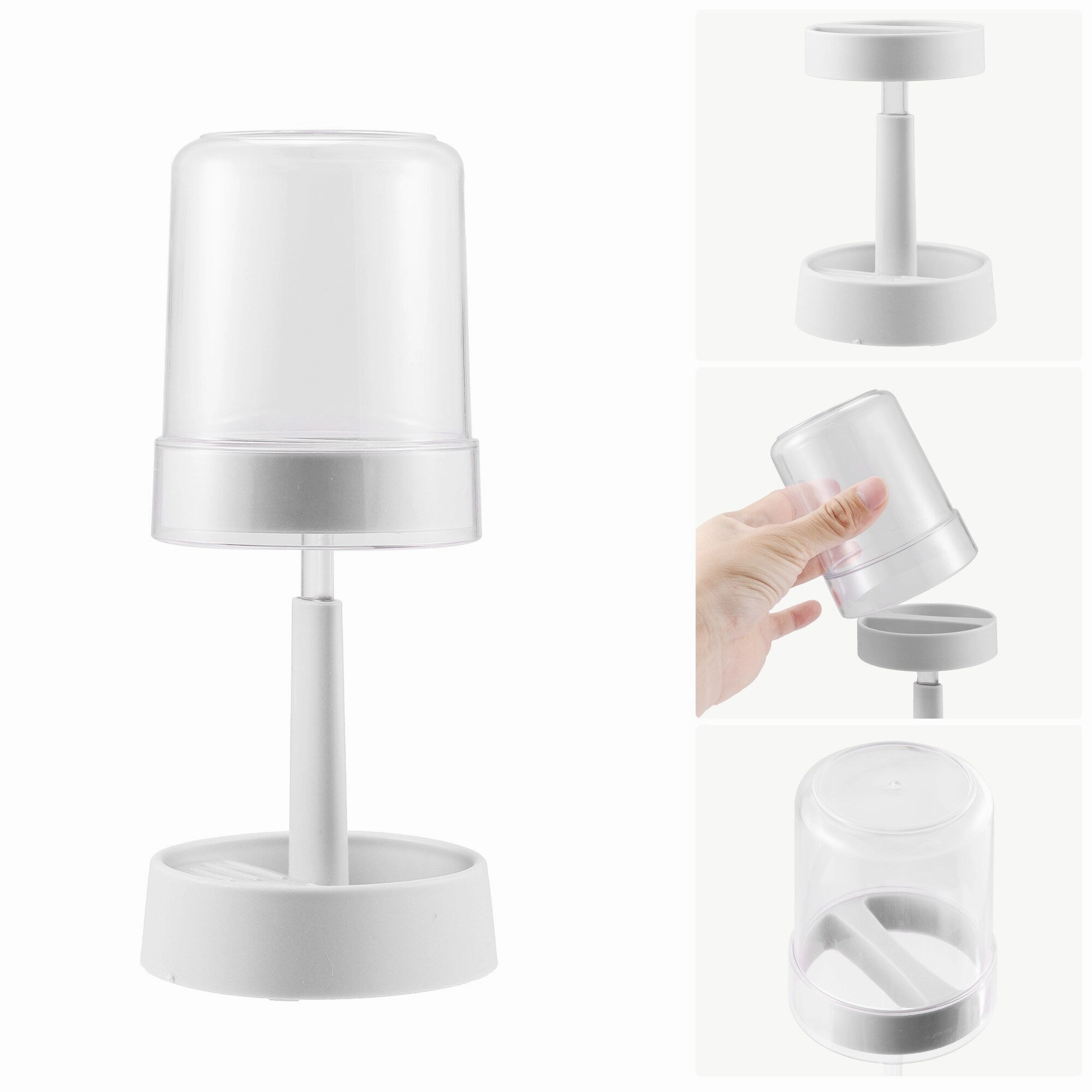 1 Pcs Toothbrush Holder with Cover Electric Toothbrush Holder 10.63"