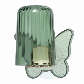 1 Set Wall Mounted Toothbrush Holder, Cute Hanging Toothbrush Holder with Cup, 4.33"x3.35" toothbrush holder,bathroom cup,bathroom organizer
