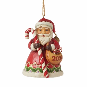 2024 Annual Dated Santa Orn figurines,decorative figurines,home accents