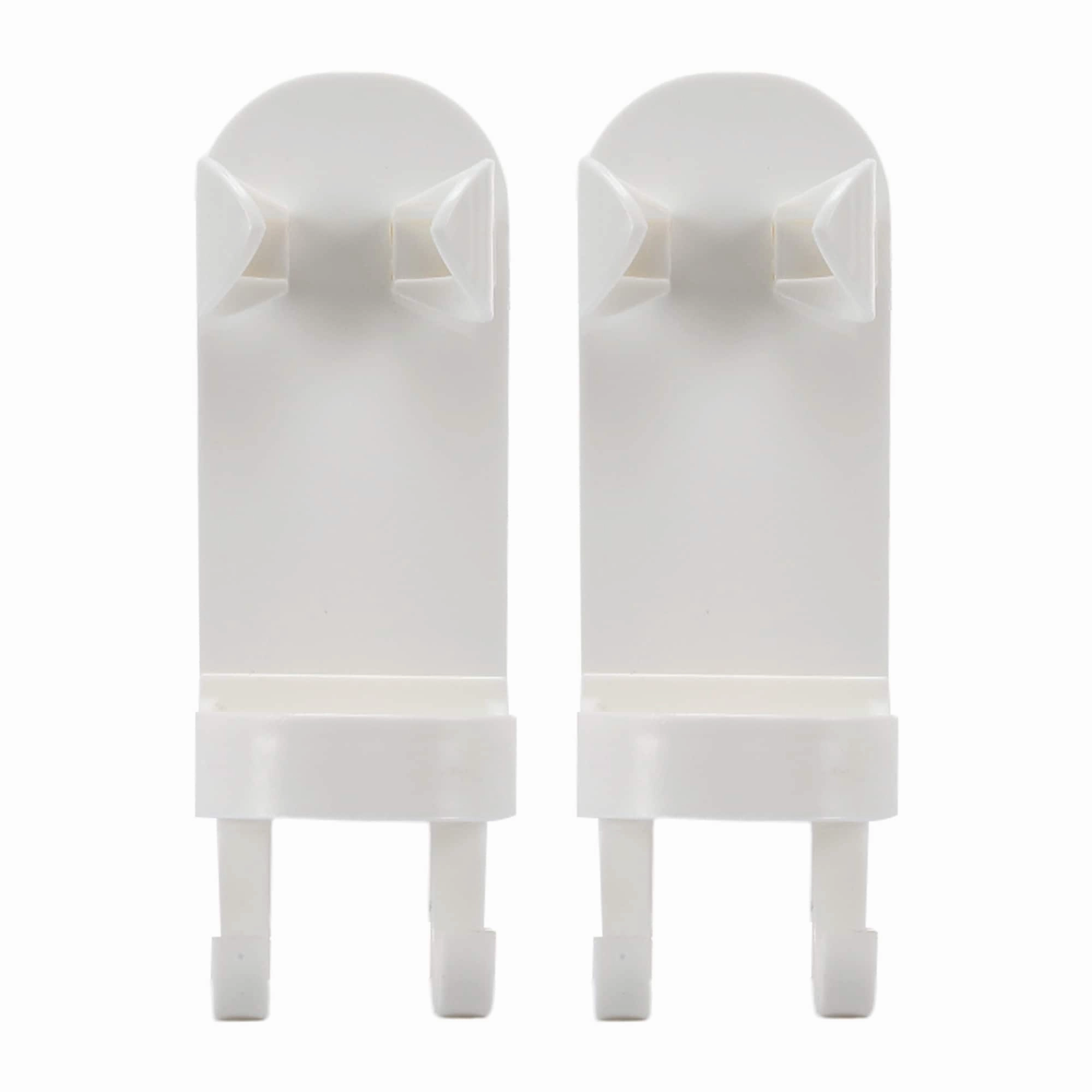 2 Pcs Wall-mounted Toothbrush Holder, Hanging Toothbrush Holder, 5.28"x1.73"x1.81" toothbrush holder,bathroom cup,bathroom organizer