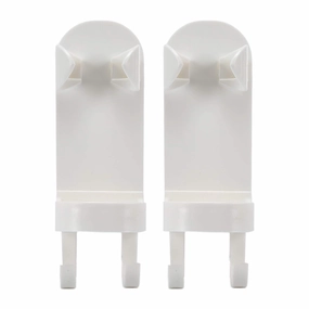 2 Pcs Wall-mounted Toothbrush Holder, Hanging Toothbrush Holder, 5.28"x1.73"x1.81" toothbrush holder,bathroom cup,bathroom organizer