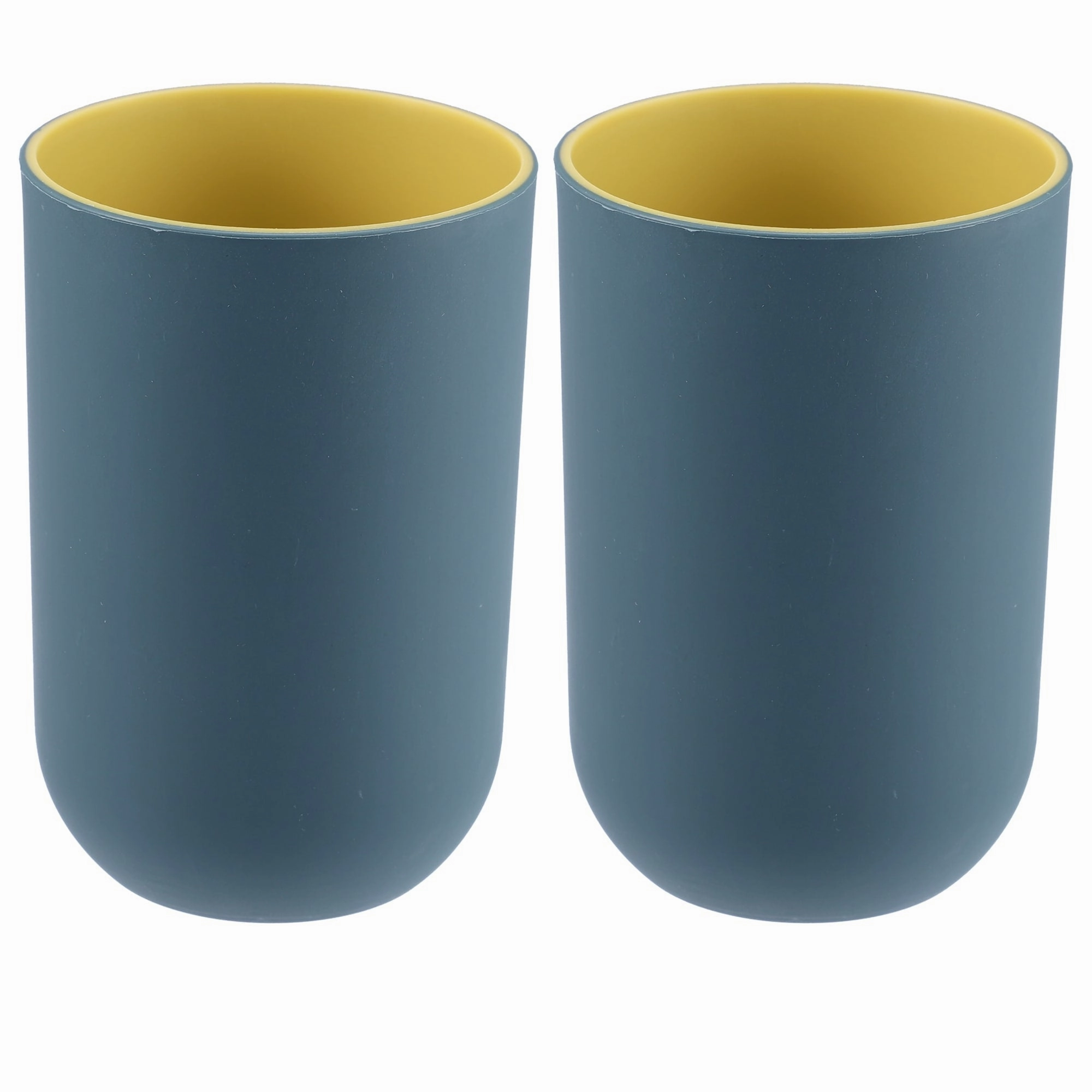 2Pcs Toothbrush Cup Bathroom Toothbrush Cup 4.33"x2.76" 350ml toothbrush holder,bathroom cup,bathroom organizer