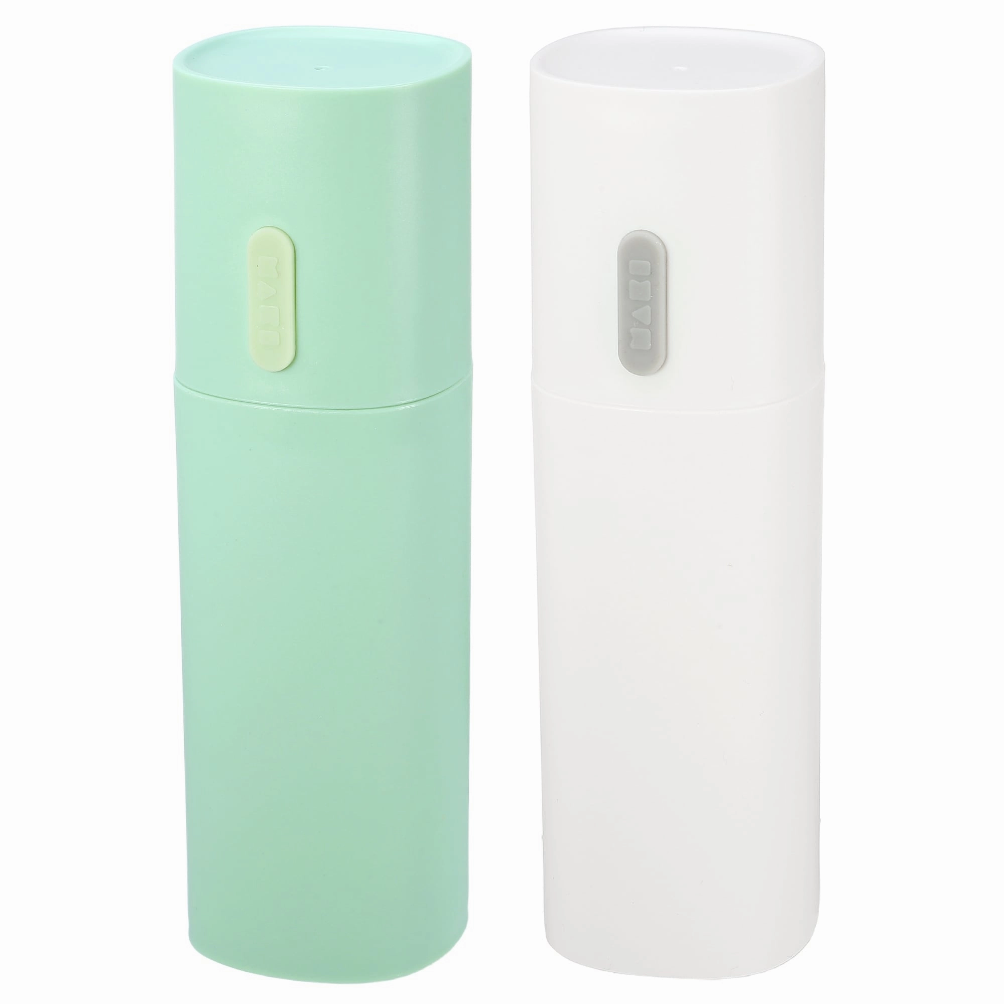 2pcs Toothbrush Travel Case Lightweight for Travel 7.68"x2.36" toothbrush holder,bathroom cup,bathroom organizer