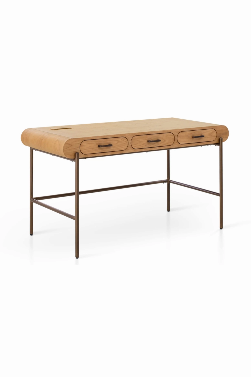 3-Drawer Wooden Desk | NV Gallery Drysdale
