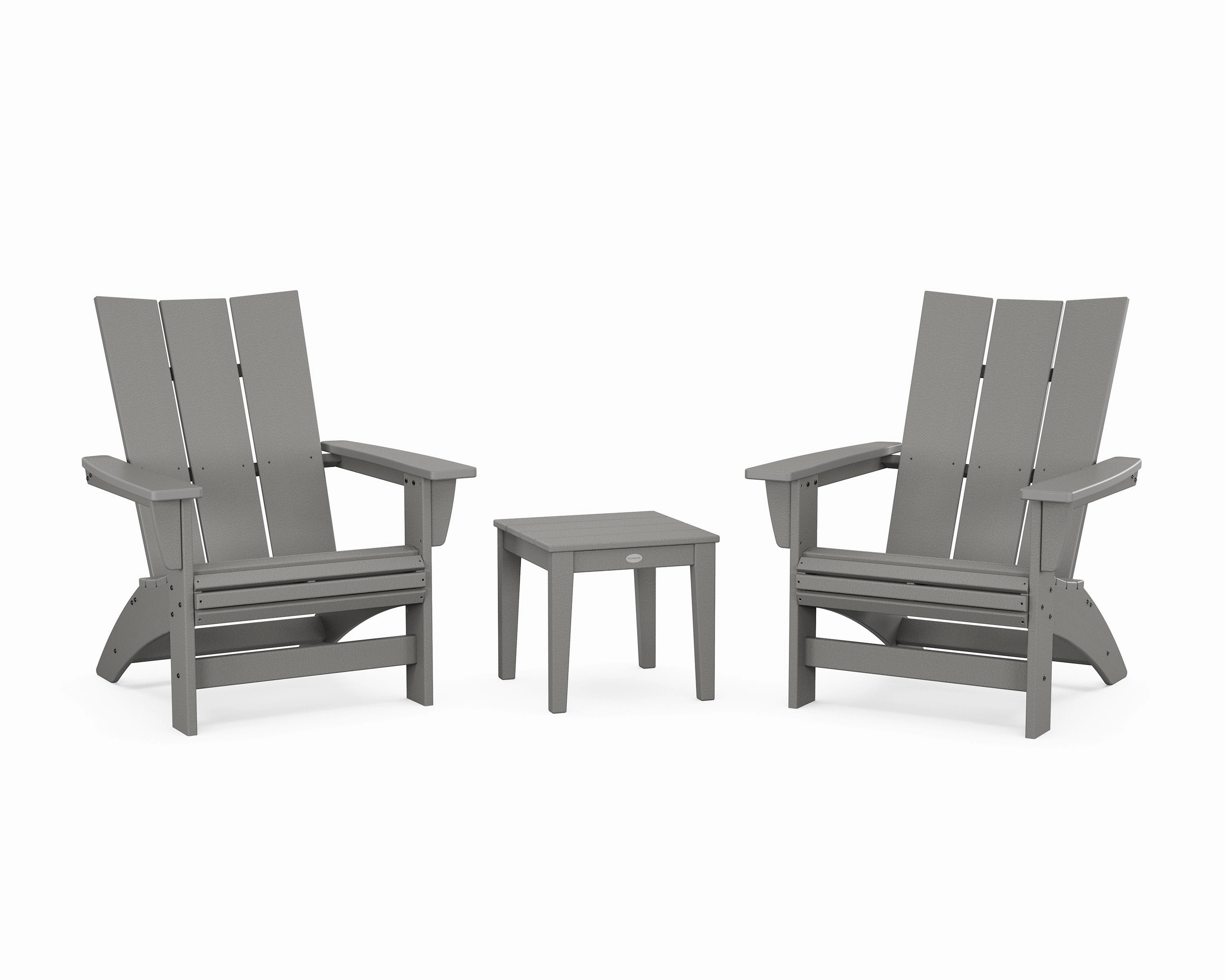 3-Piece Modern Grand Adirondack Set chairs,dining chairs,home seating