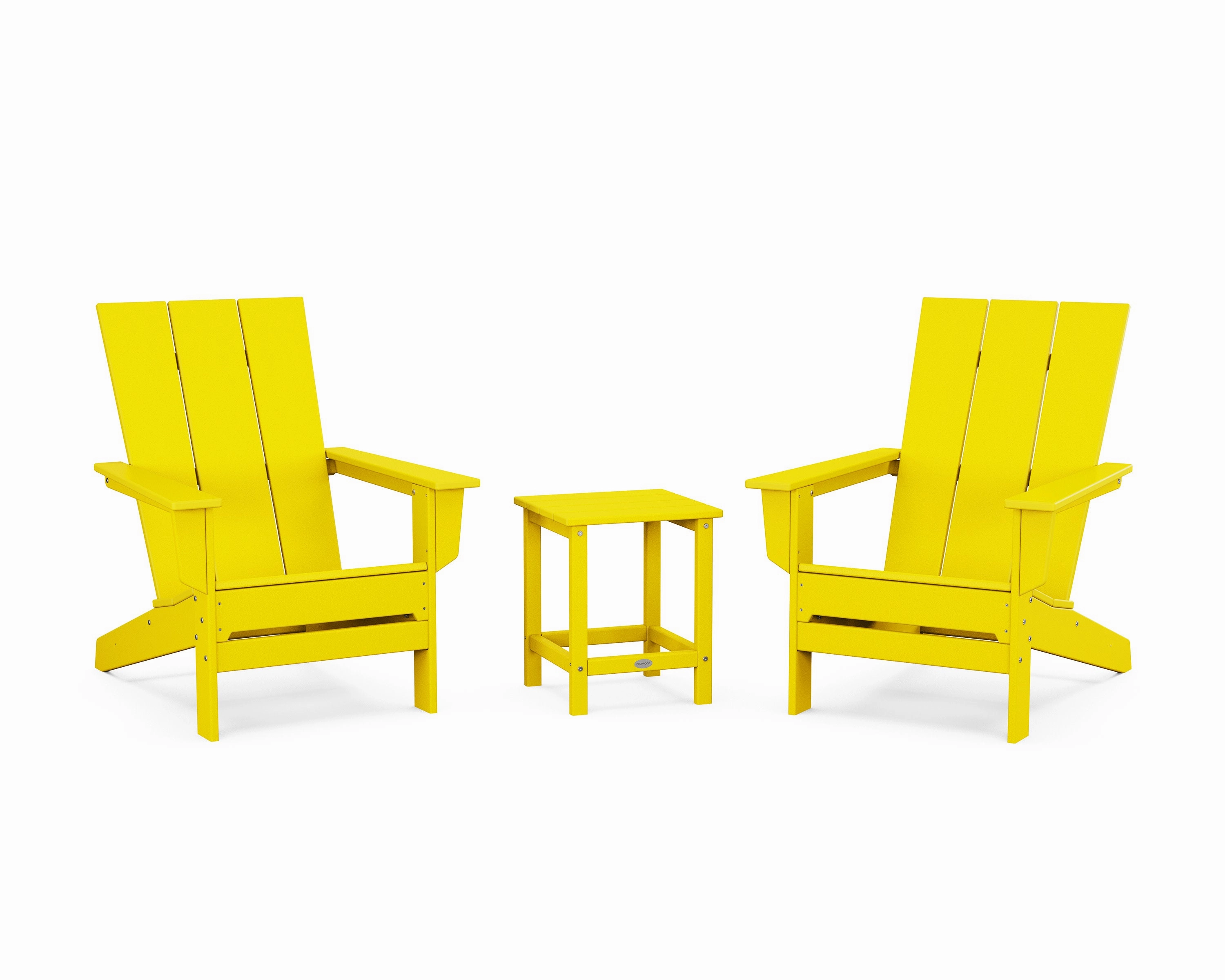 3-Piece Modern Studio Adirondack Set