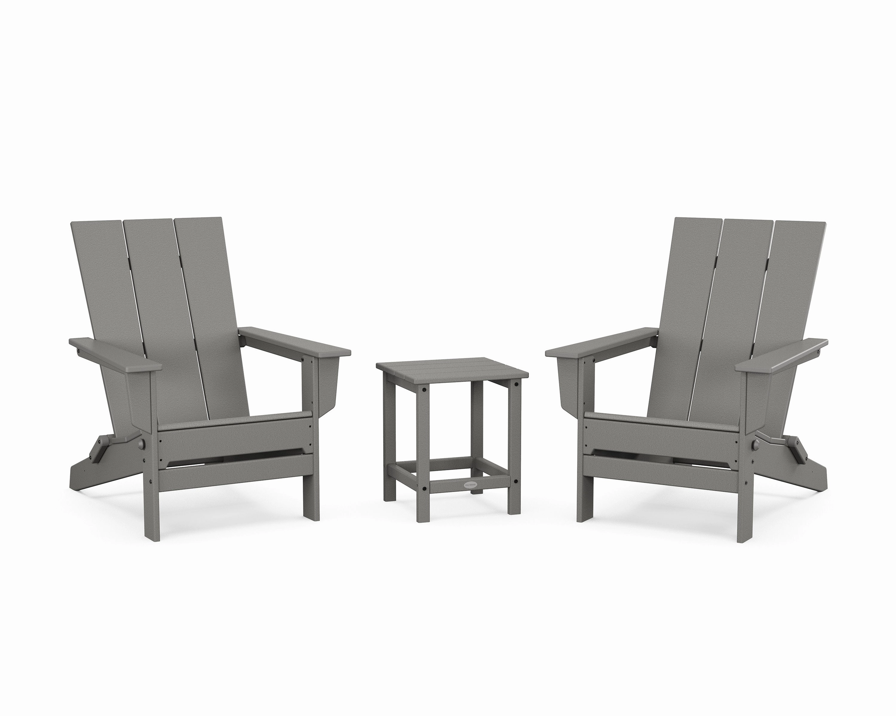 3-Piece Modern Studio Folding Adirondack Set chairs,dining chairs,home seating