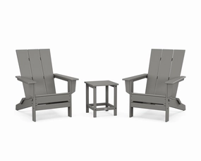3-Piece Modern Studio Folding Adirondack Set chairs,dining chairs,home seating