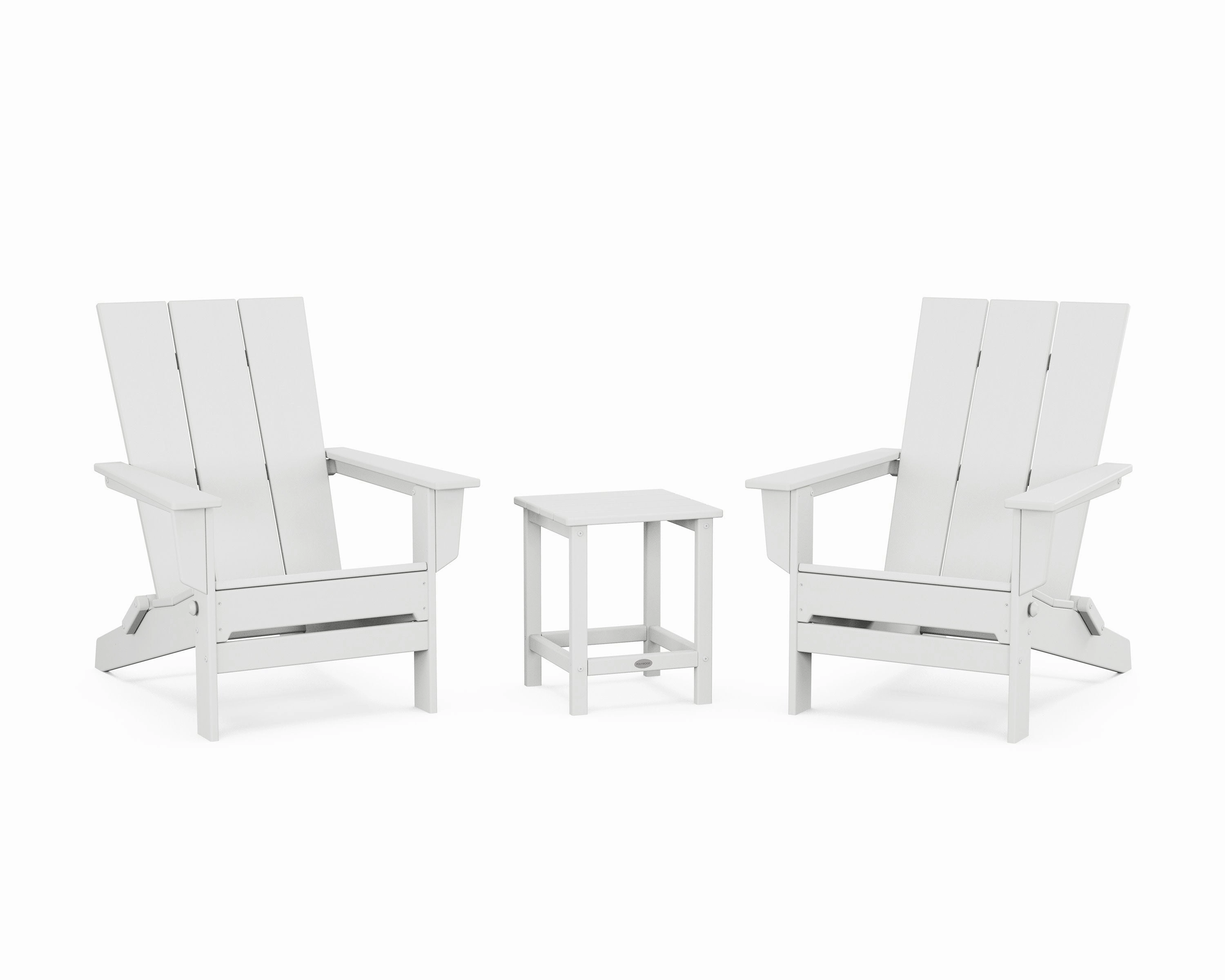 3-Piece Modern Studio Folding Adirondack Set