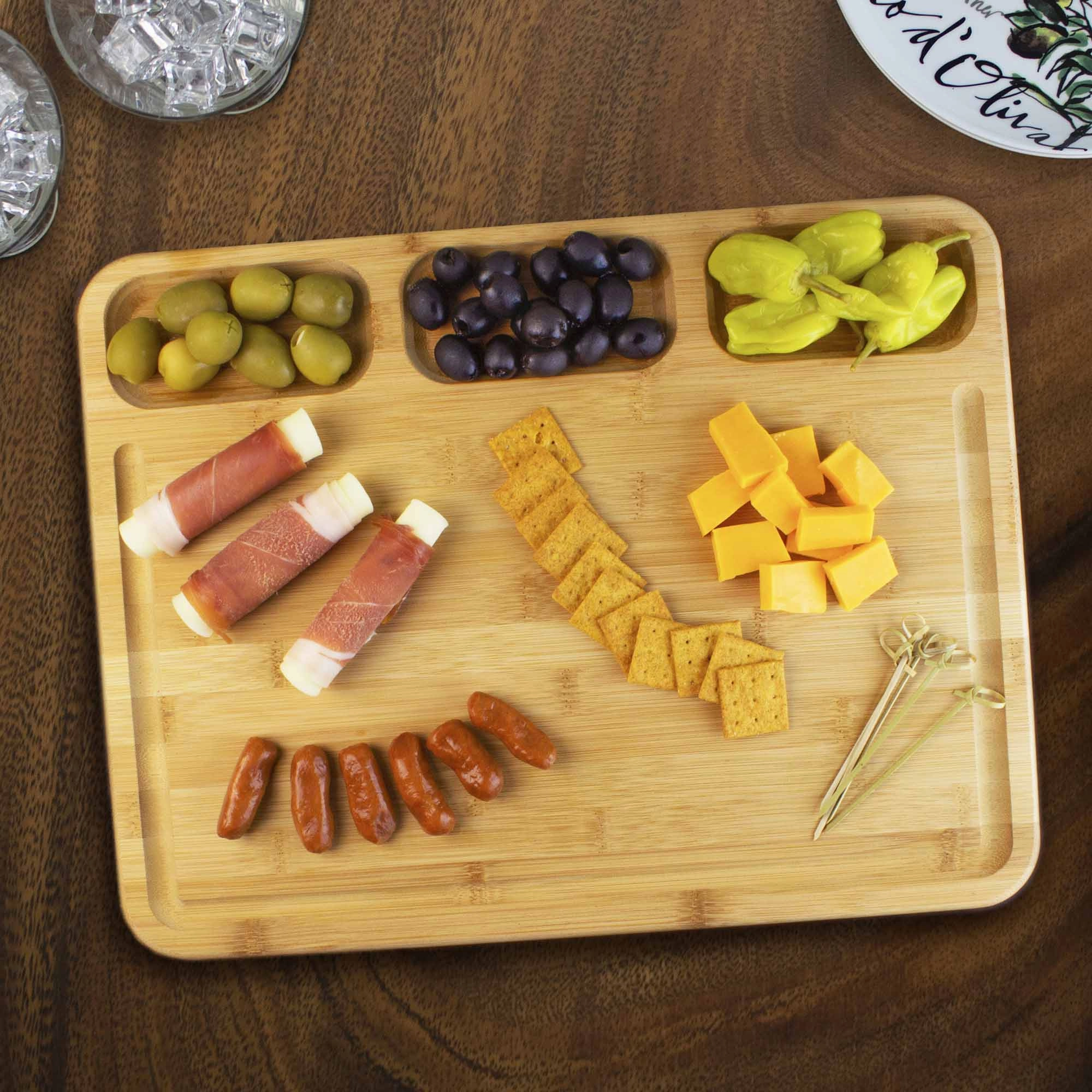 3-Well Kitchen Prep Board, 17-1/2" x 13-1/2"