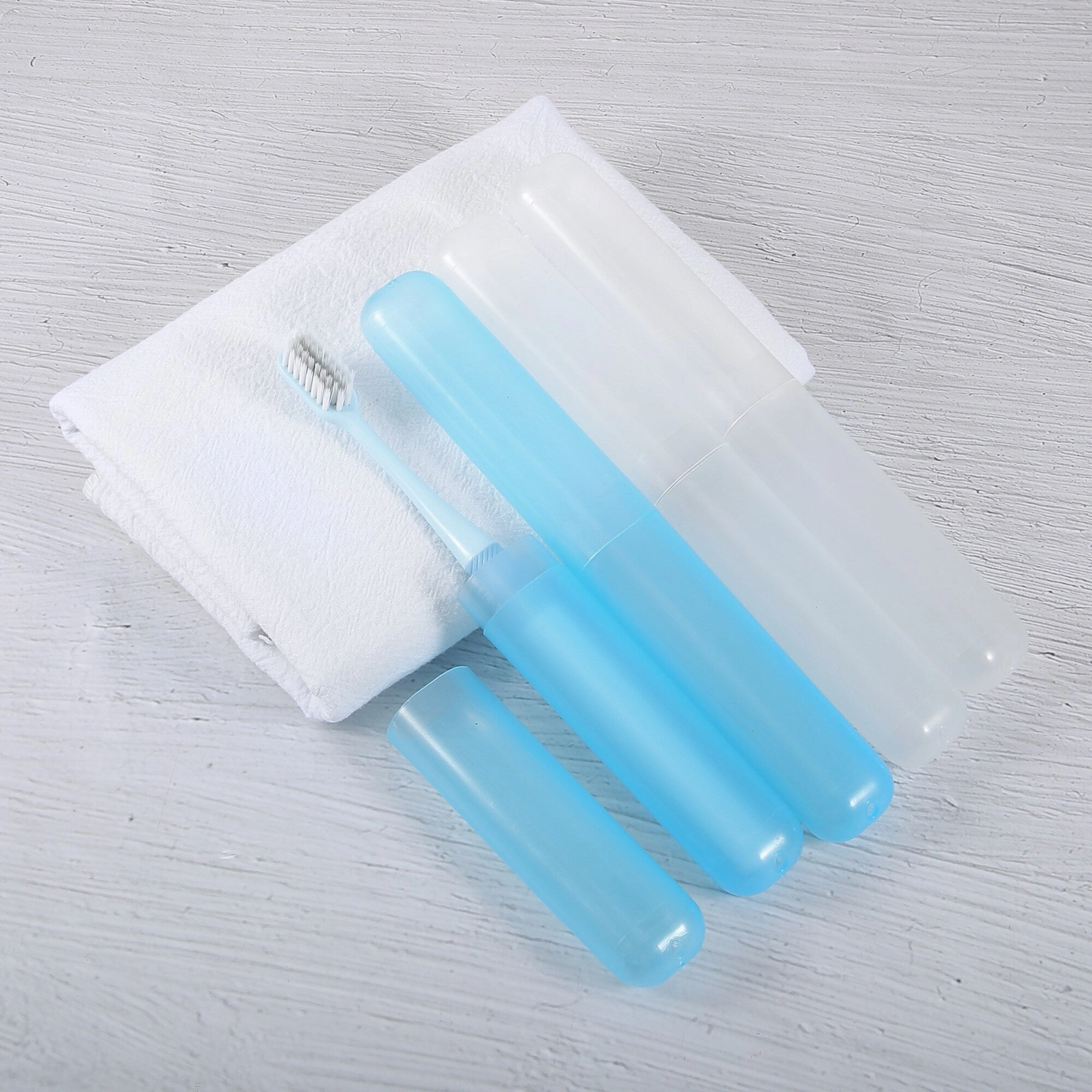 4 Pcs, Toothbrush Travel Case, Plastic, Lightweight Traveling Toothbrush Holders Case, 7.48"x1.06"
