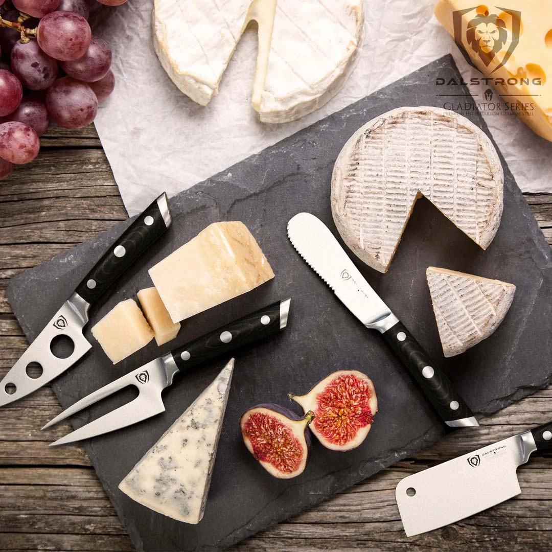 4-Piece Charcuterie & Cheese Knife Set | Gladiator Series | NSF Certified | Dalstrong 