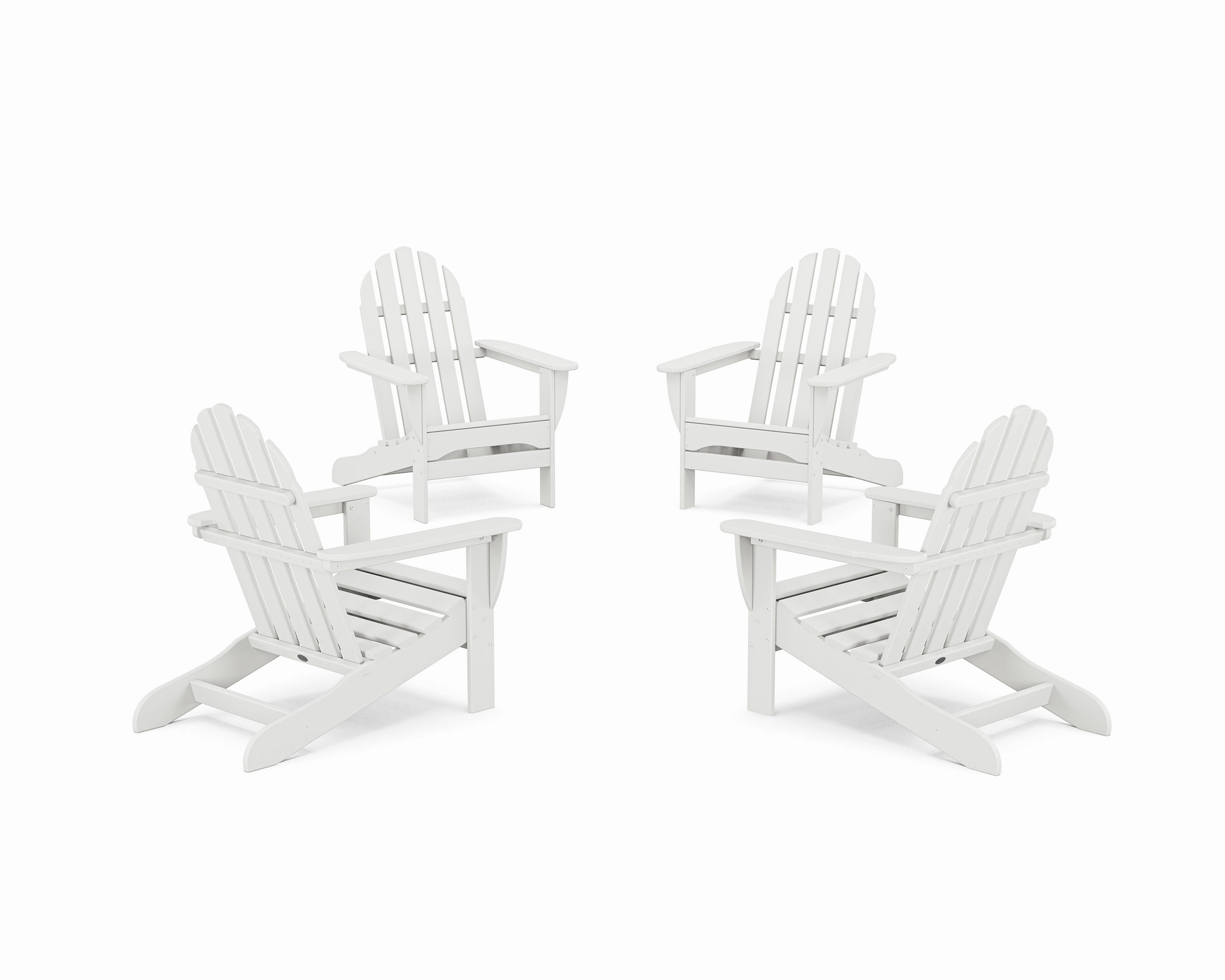 4-Piece Classic Adirondack Conversation Set