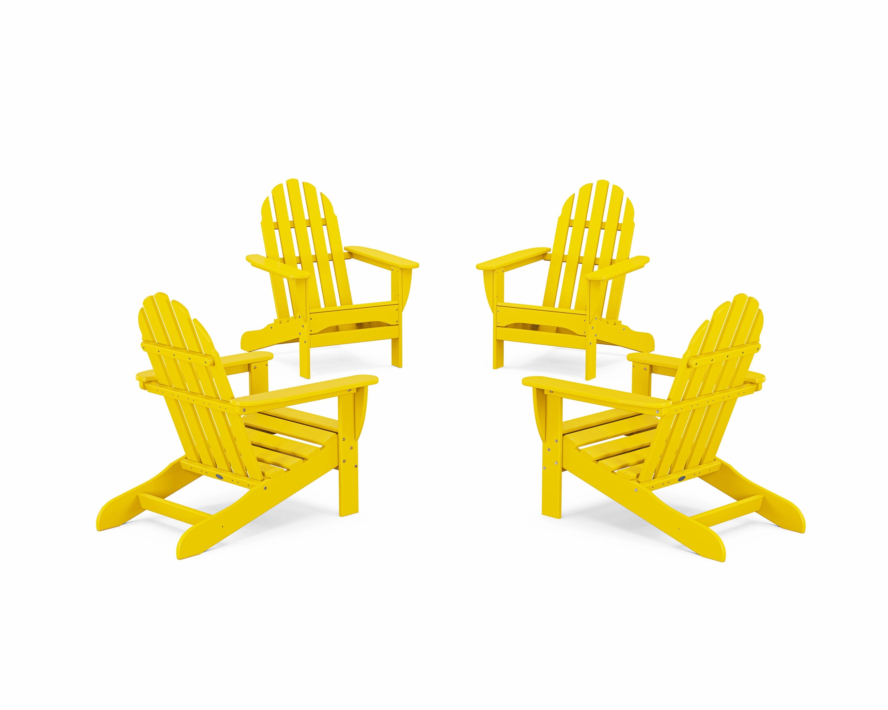 4-Piece Classic Adirondack Conversation Set