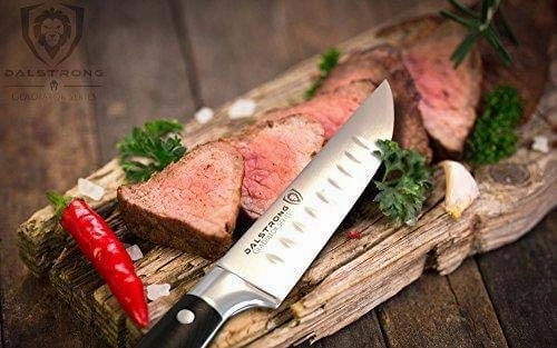 4-Piece Straight-Edge Steak Knife Set | Gladiator Series | NSF Certified | Dalstrong 