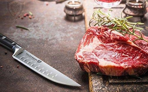 4-Piece Straight-Edge Steak Knife Set | Gladiator Series | NSF Certified | Dalstrong 