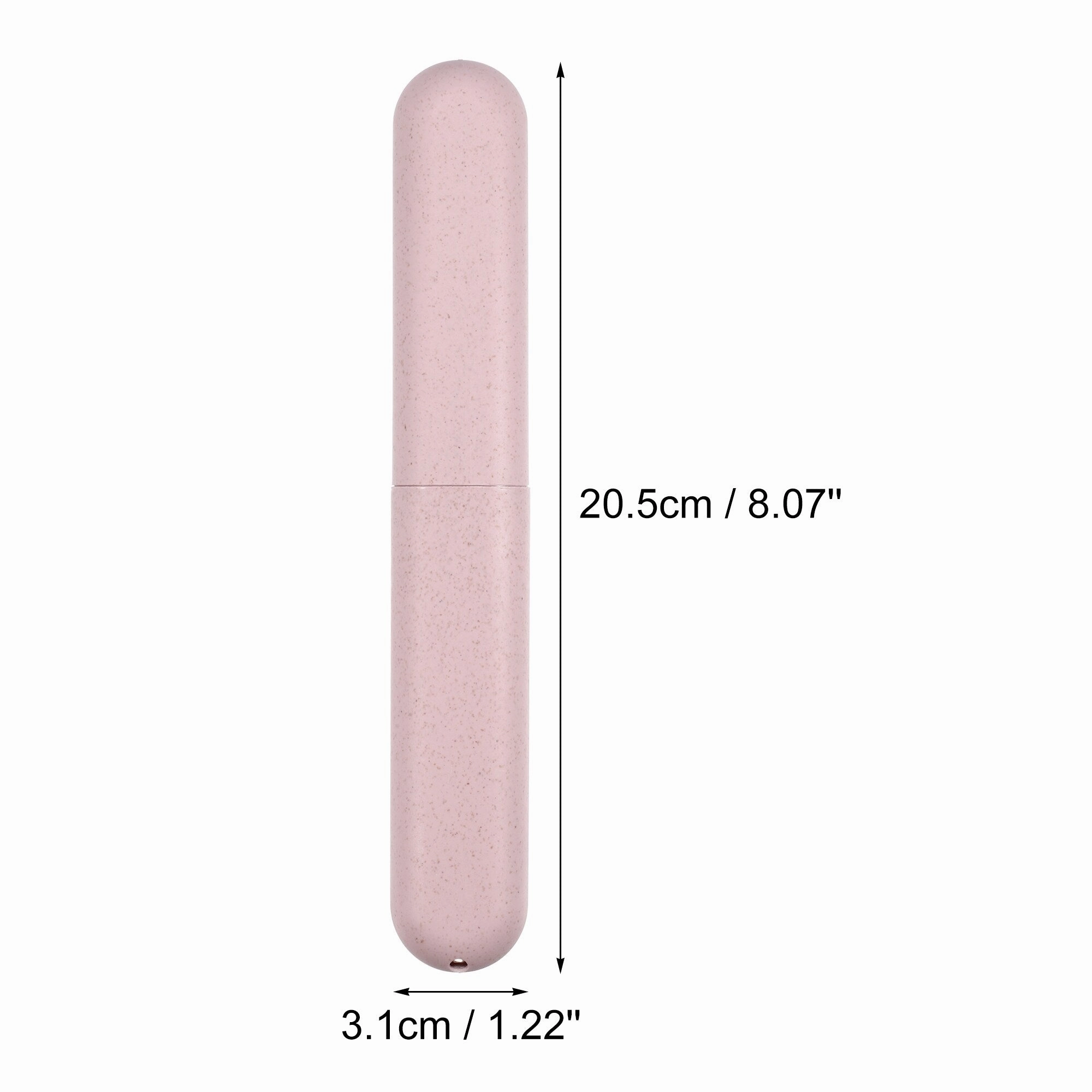4pcs Toothbrush Holders Case Green Blue Beige Pink 8.07"x1.22"x0.83" - Green Blue Beige Pink