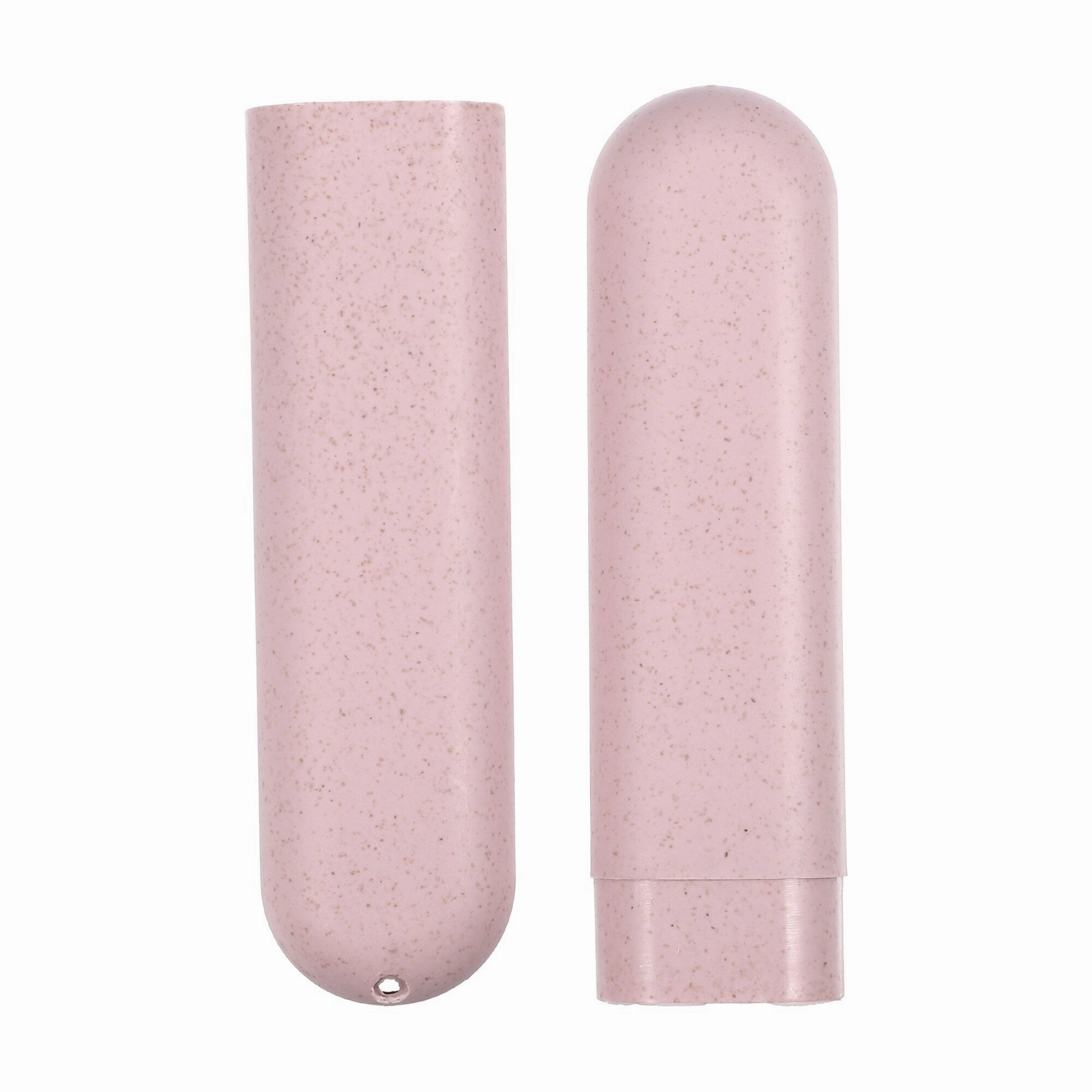4pcs Toothbrush Holders Case Green Blue Beige Pink 8.07"x1.22"x0.83" - Green Blue Beige Pink