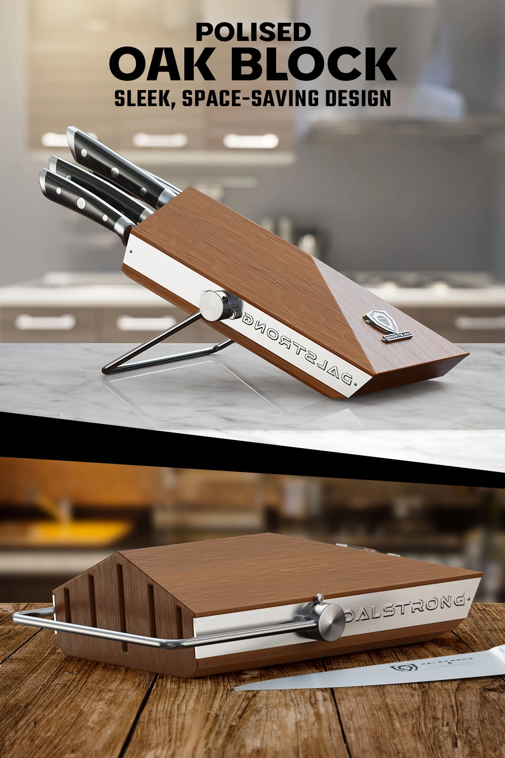 5-Piece Knife Set with Modular Block | Gladiator Series | Knives NSF Certified | Dalstrong 