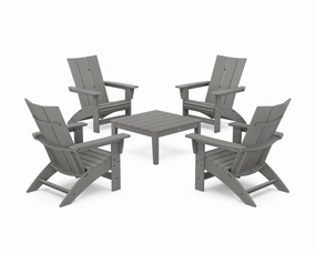 5-Piece Modern Grand Adirondack Chair Conversation Group chairs,dining chairs,home seating