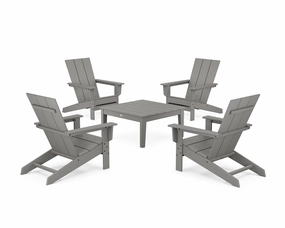 5-Piece Modern Studio Adirondack Chair Conversation Group chairs,dining chairs,home seating