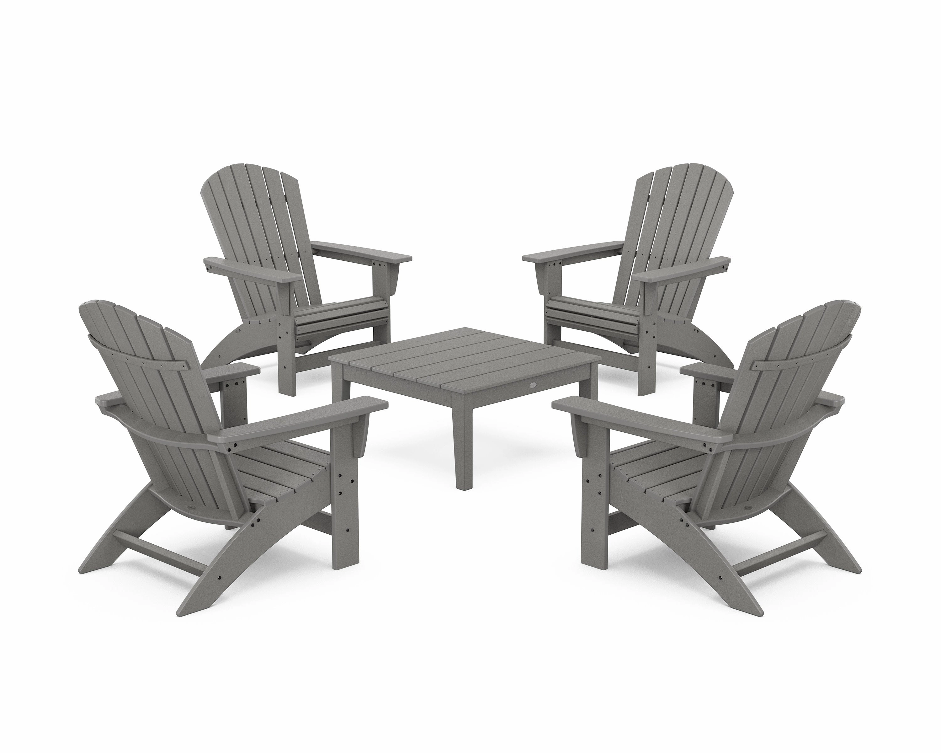 5-Piece Nautical Grand Adirondack Chair Conversation Group chairs,dining chairs,home seating
