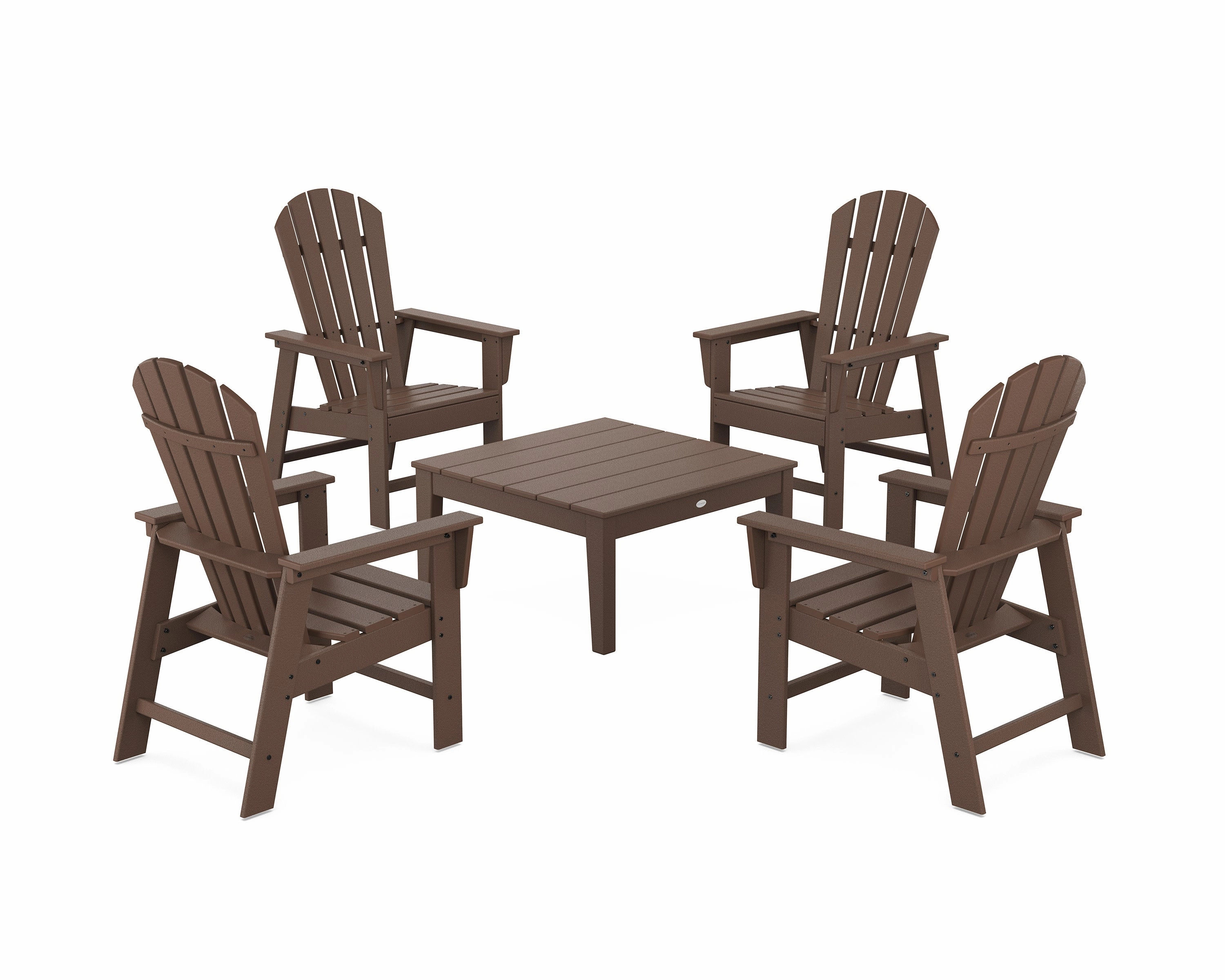 5-Piece South Beach Casual Chair Conversation Set with 36" Conversation Table