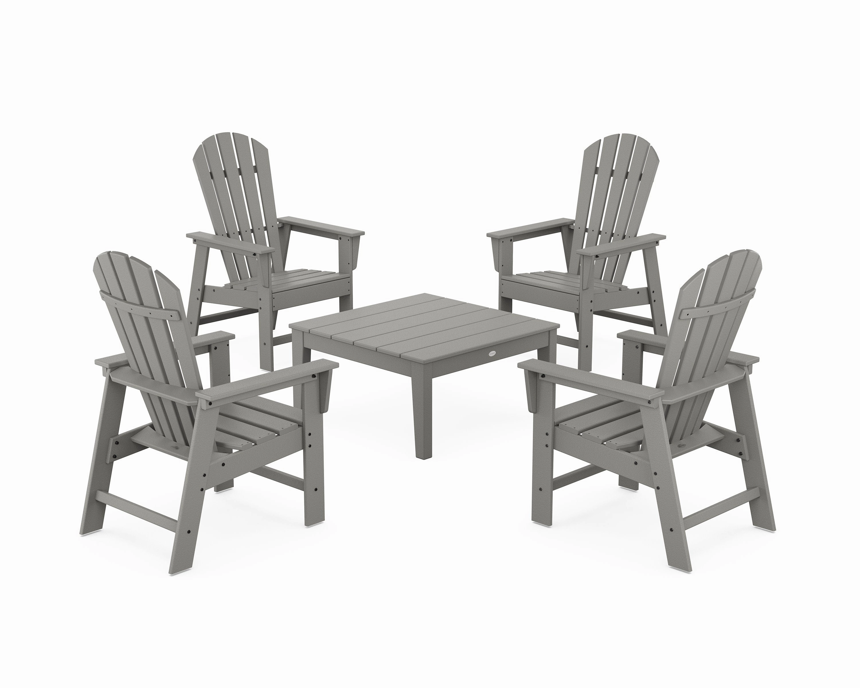 5-Piece South Beach Casual Chair Conversation Set with 36" Conversation Table chairs,dining chairs,home seating