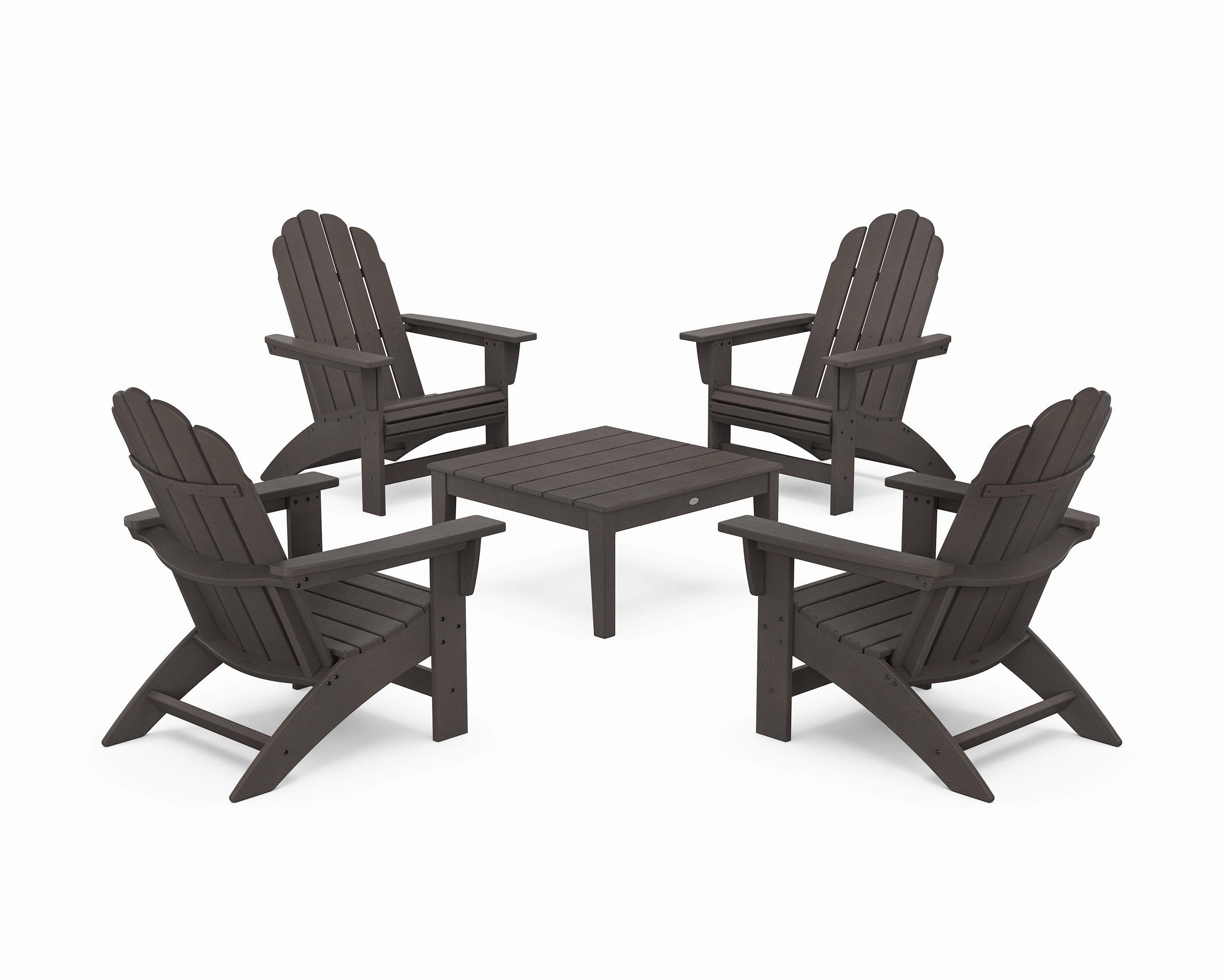 5-Piece Vineyard Grand Adirondack Chair Conversation Group