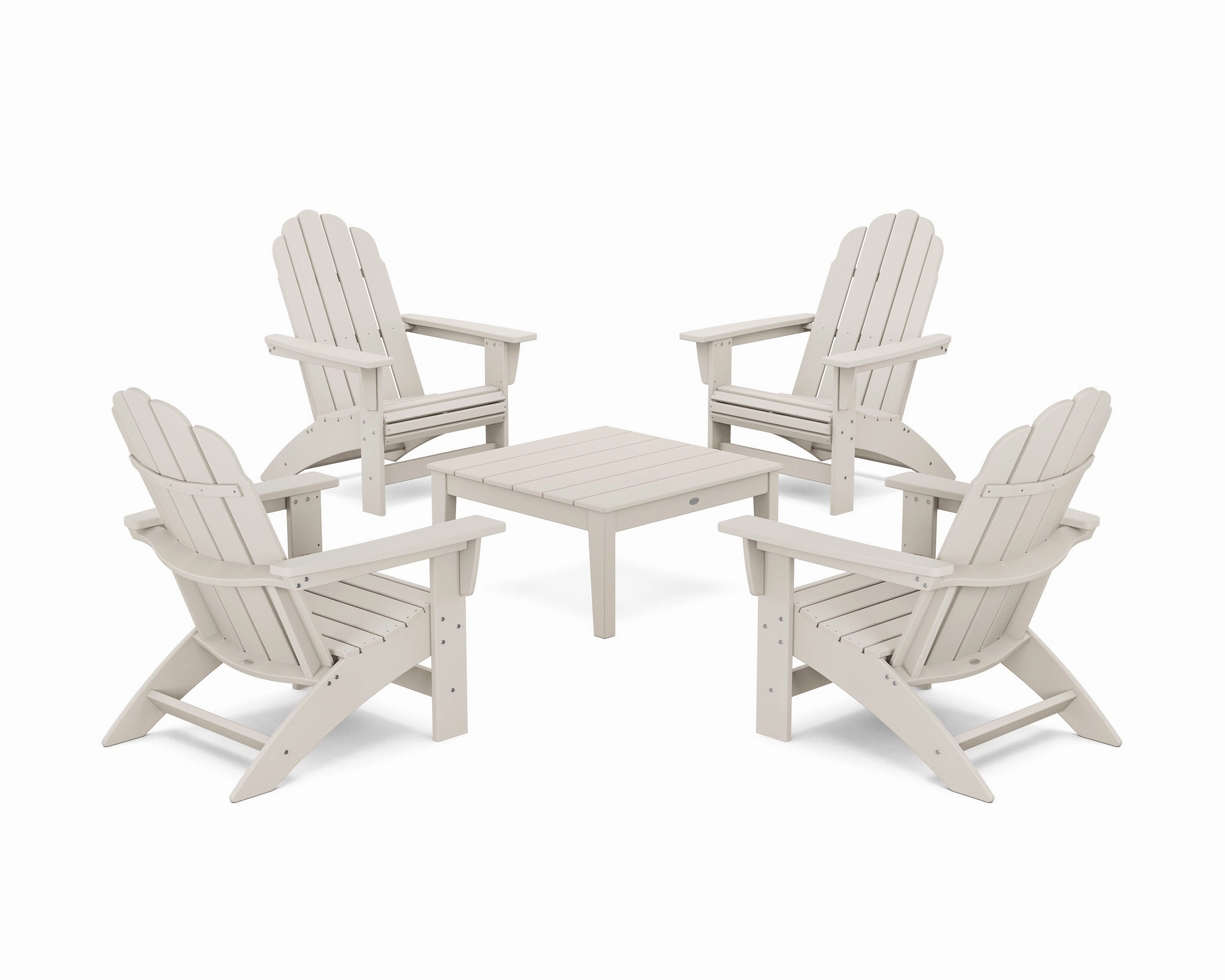 5-Piece Vineyard Grand Adirondack Chair Conversation Group