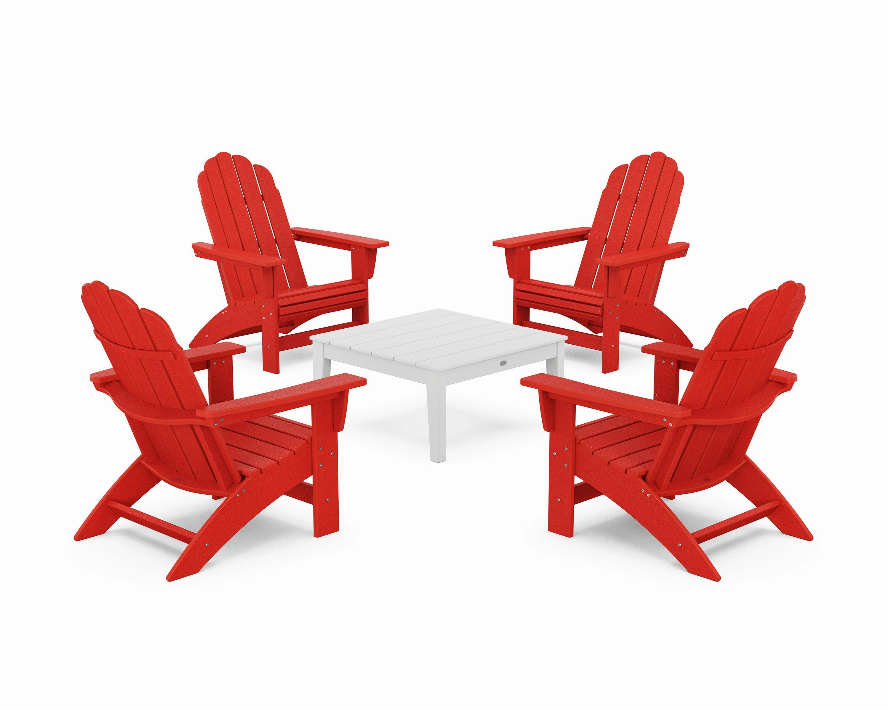 5-Piece Vineyard Grand Adirondack Chair Conversation Group