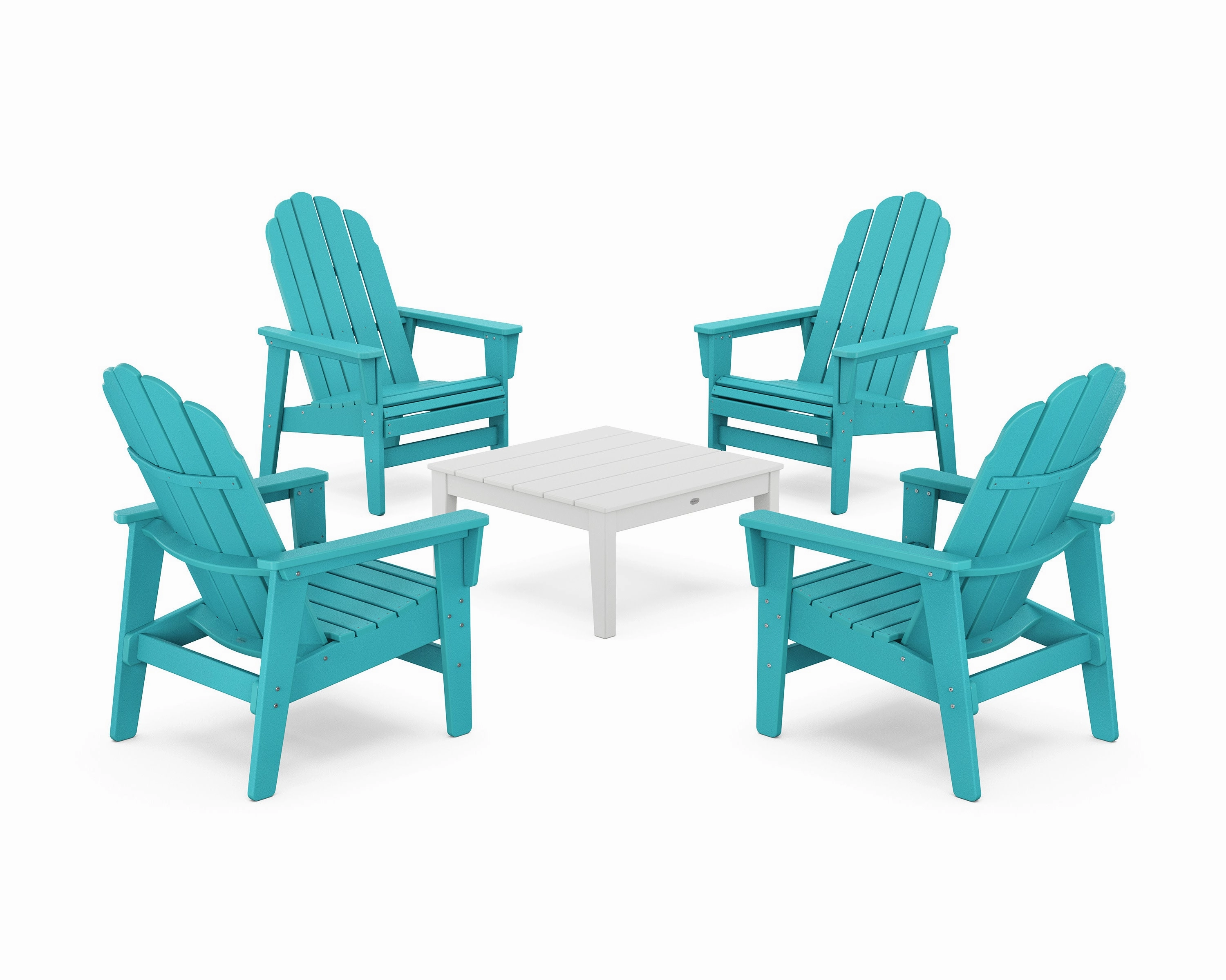 5-Piece Vineyard Grand Upright Adirondack Chair Conversation Group