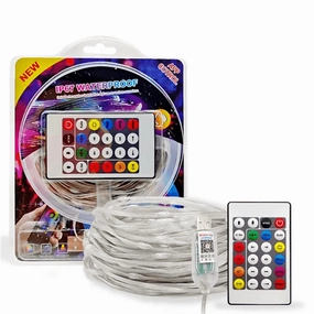 5V USB Fairy String Light IP67 Waterproof 10m Prepack RGB LED strip lights,ambient lighting,LED lights