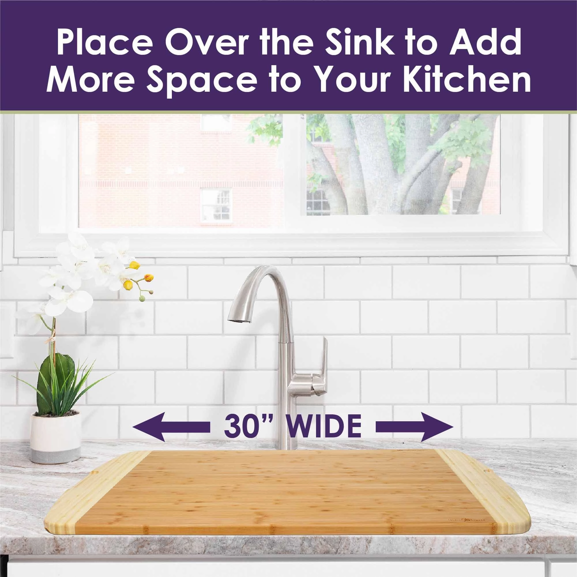 600SI Large Cutting Board & Noodle Board, 30" x 20"