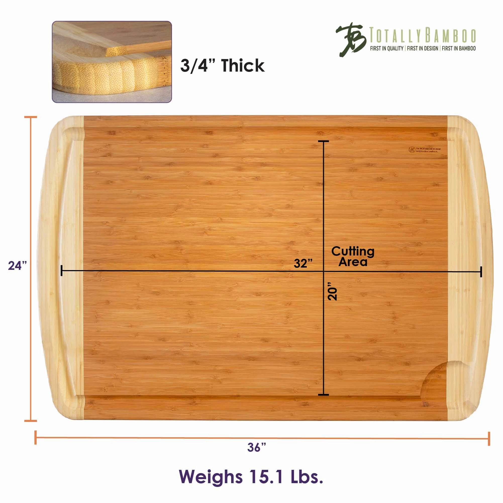 860SI XL Cutting Board & Noodle Board, 36" x 24"