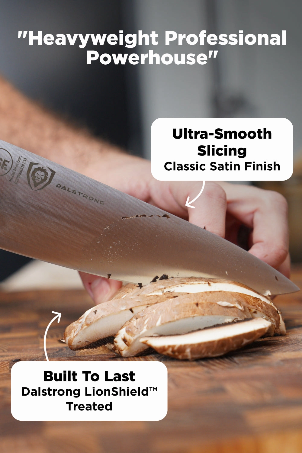8-Piece Knife Block Set | Gladiator Series | Knives NSF Certified | Dalstrong 