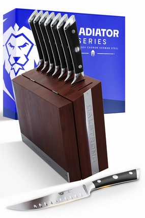 8-Piece Steak Knife Set with Storage Block | Gladiator Series | Knives NSF Certified | Dalstrong  knife set,kitchen knives,cooking tools