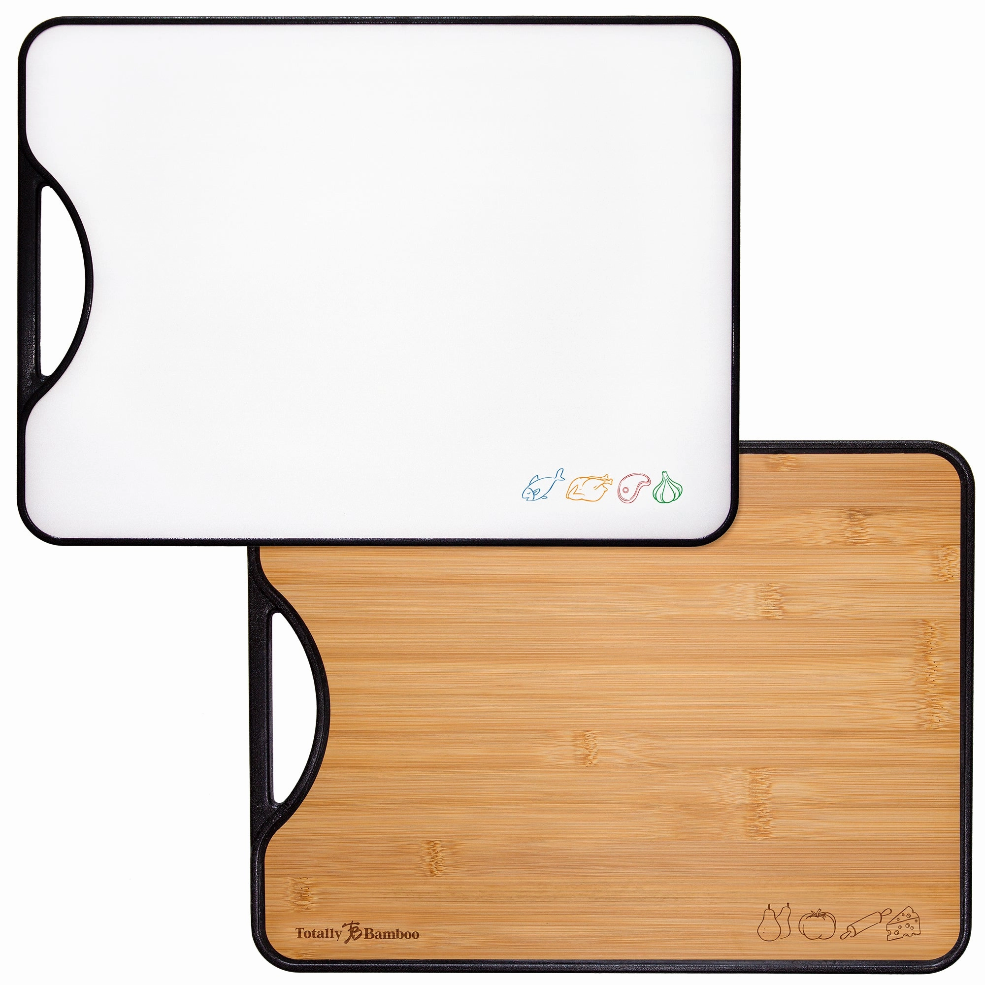 "Poly-Boo" Reversible Bamboo/Plastic Cutting Board cutting board,chopping board,kitchen tools