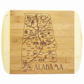 A Slice of Life Alabama Cutting Board, 11" x 8-3/4" cutting board,chopping board,kitchen tools