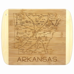 A Slice of Life Arkansas Cutting Board, 11" x 8-3/4" cutting board,chopping board,kitchen tools