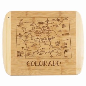 A Slice of Life Colorado Cutting Board, 11" x 8-3/4" cutting board,chopping board,kitchen tools