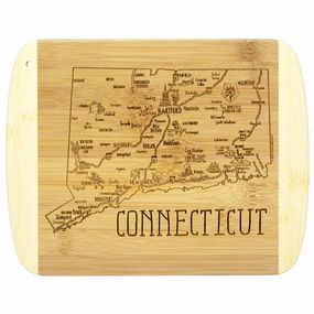 A Slice of Life Connecticut Cutting Board, 11" x 8-3/4" cutting board,chopping board,kitchen tools