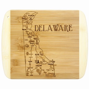 A Slice of Life Delaware Cutting Board, 11" x 8-3/4" cutting board,chopping board,kitchen tools