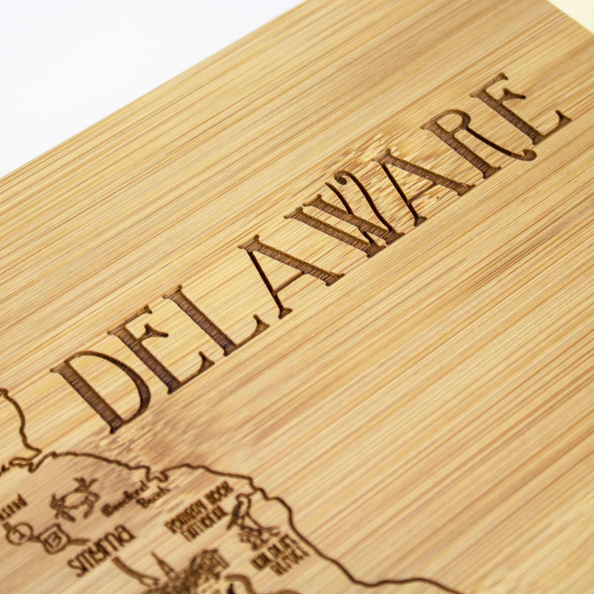 A Slice of Life Delaware Cutting Board, 11" x 8-3/4"