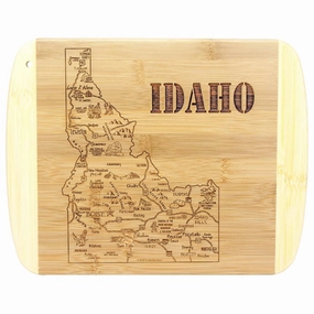 A Slice of Life Idaho Cutting Board, 11" x 8-3/4" cutting board,chopping board,kitchen tools